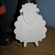 Figurka gipsowa Owca Duża Ceramika Wielkanoc