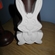 Figurka gipsowa Zając Duży Ceramika Wielkanoc