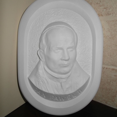 Zdjęcie Papież Jan Paweł II Ojciec Święty Płaskorzeźba